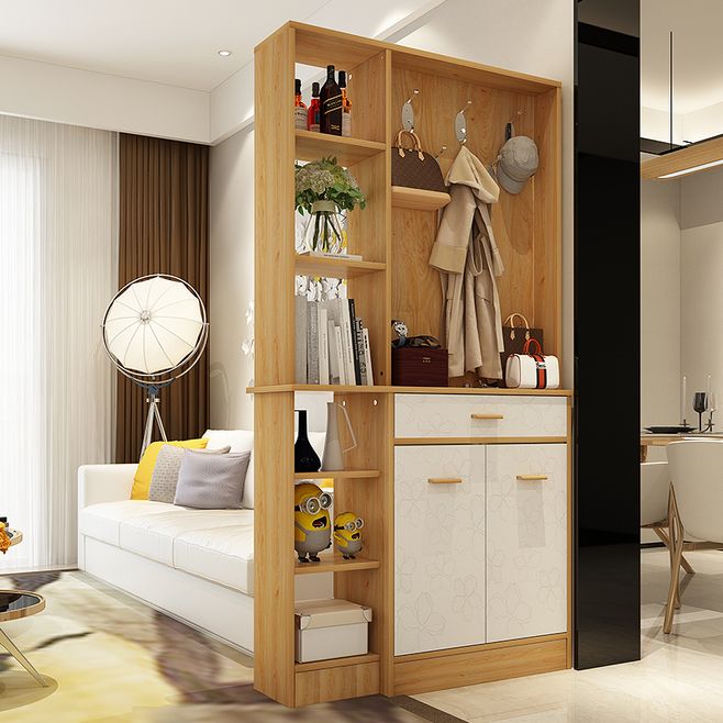 全鋁鞋柜-02（風(fēng)格：現(xiàn)代；顏色：暖白楓木）